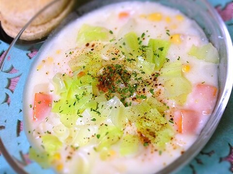 カラフルお野菜の冷たいヨーグルトクリームシチュー